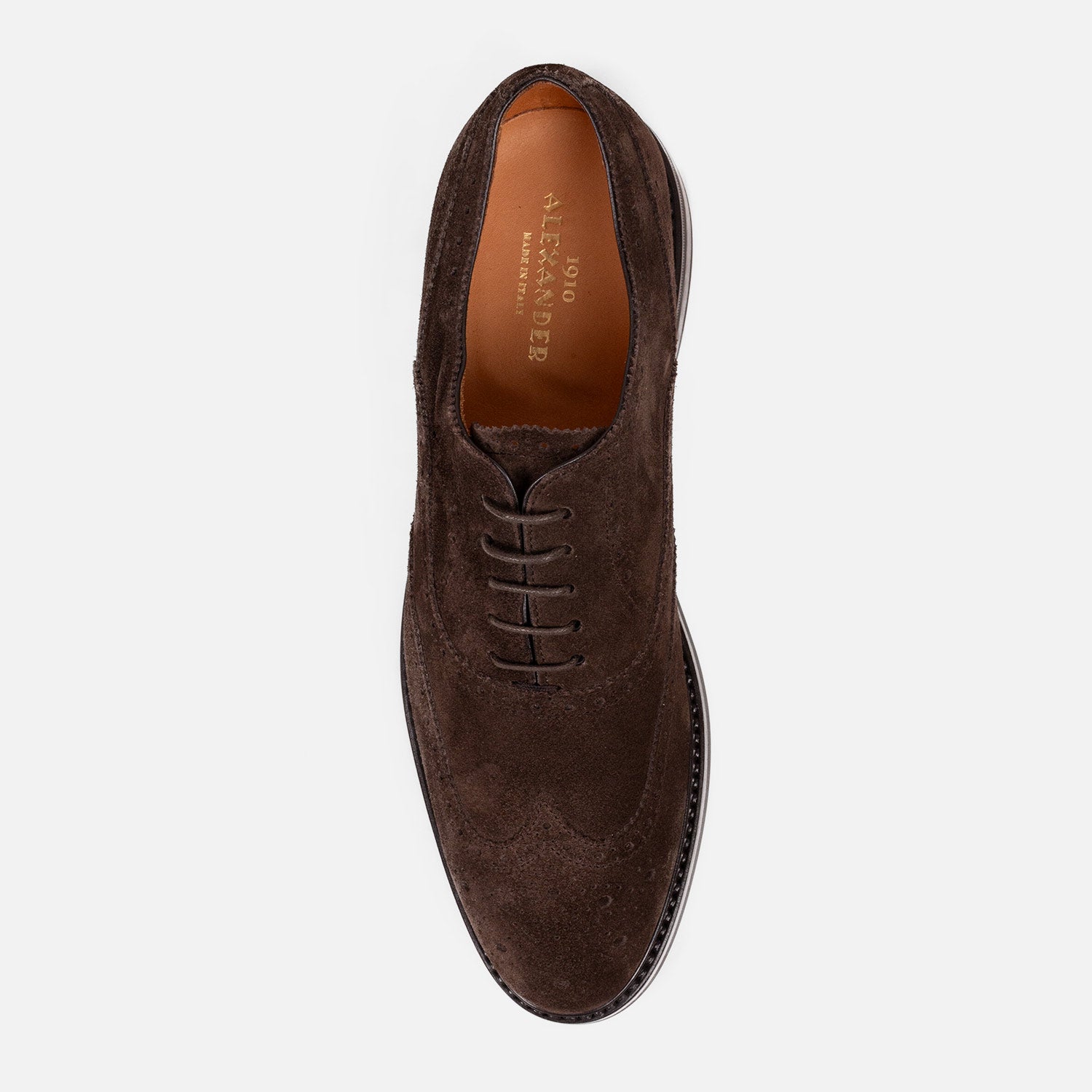 Scarpe Oxford Stringate Marrone Fatte A Mano – Pelle Piena, Punta Tonda, Taglia 9 US
