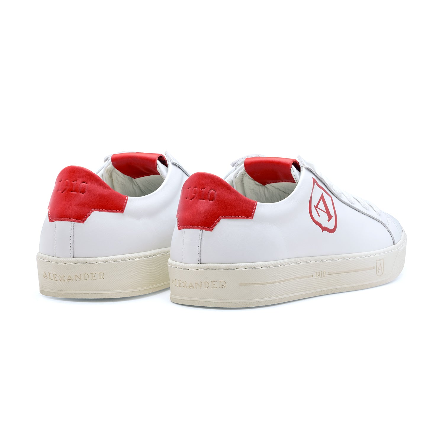 スニーカー ALEXANDER 1910 sneakers-alexander-red-spot-1 Sneakers - Alexander 1910 Sneakers - Leather Spot